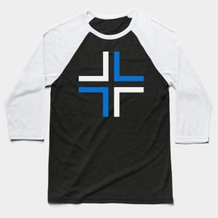 Crossroads blue white Baseball T-Shirt